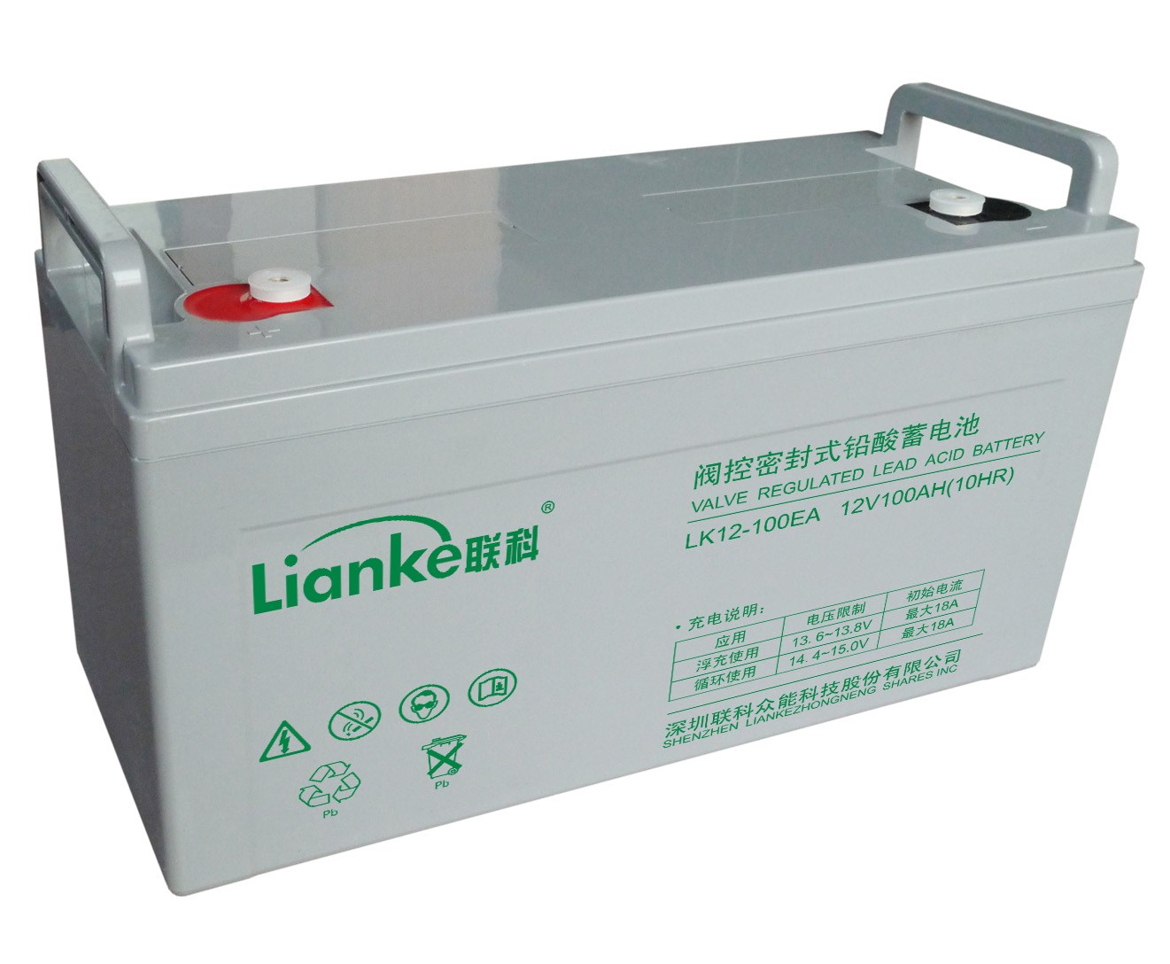 联科UPS蓄电池 LK12-100EA  12V100AH